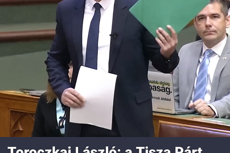 Toroczkai László: a Tisza Párt nem ülne a parlamentben, ha nekik nem lett volna Facebook-oldaluk
