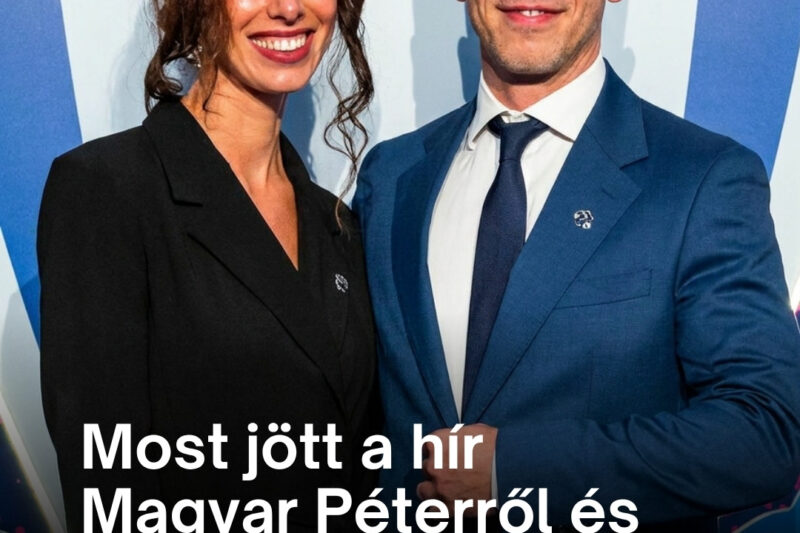 Minden tekintet Magyar Péterre és Ilonára szegeződött a Puskás Arénában