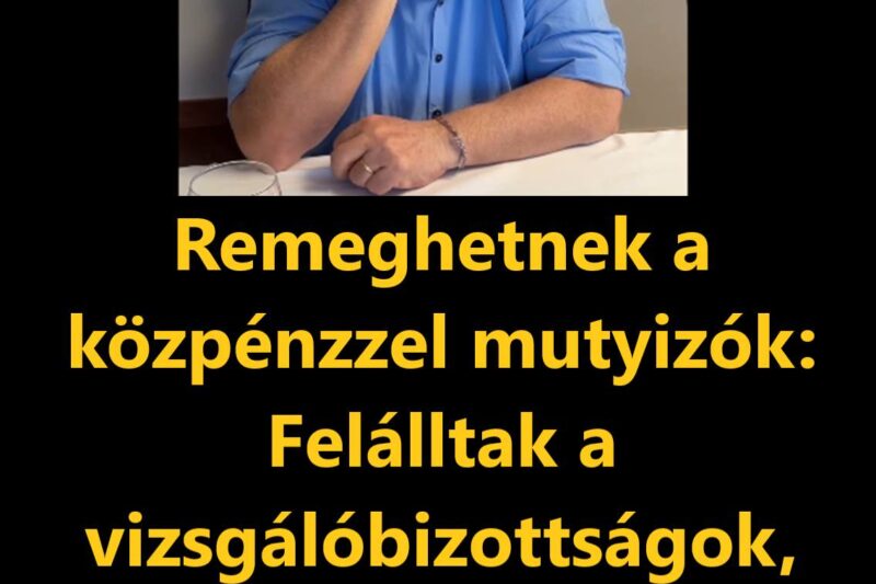 Remeghetnek a közpénzzel mutyizók: Felálltak a vizsgálóbizottságok, kivizsgálják a korrupt ügyeket