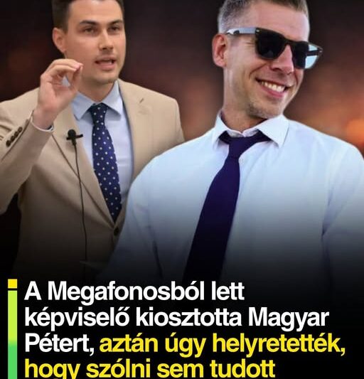 A Megafonosból lett képviselő kiosztotta Magyar Pétert, aztán úgy helyretették, hogy szólni sem tudott