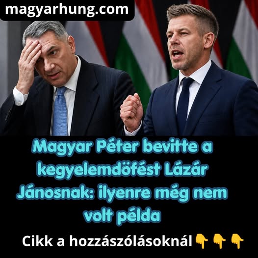 Magyar Péter bevitte a kegyelemdöfést Lázár Jánosnak: ilyenre még nem volt példa