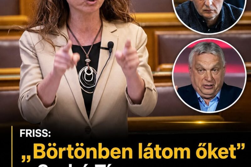 Szabó Tímea neveket is mondott, akiket börtönben látna! Orbán Viktor elszámoltatása nélkül nem lenne valódi az igazságtétel”