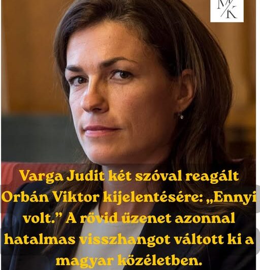 Varga Judit két mondattal reagált Orbán Viktor bejelentésére Orbán Viktor a Fidesz tisztújító kongresszusát követően egy közösségi médiás