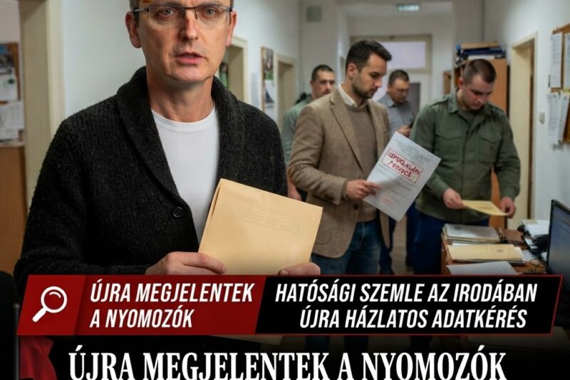 🔎 Már lefoglalási paranccsal érkeztek: újra megjelentek a nyomozók a Fidesznél!