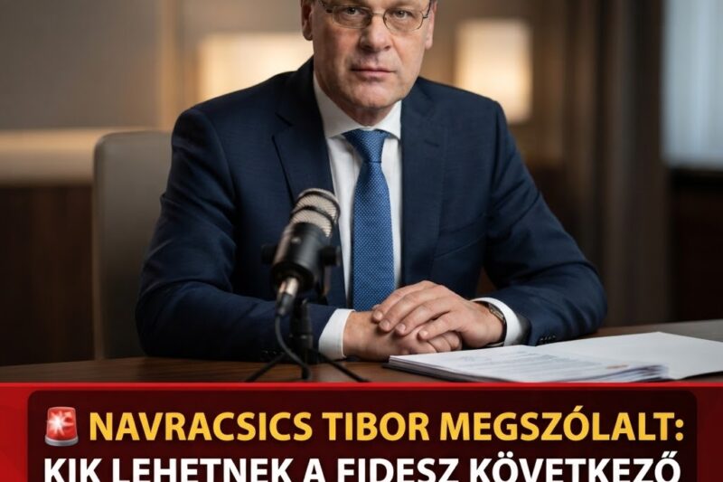 🚨 Navracsics Tibor politikai bombát dobott: elárulta, kik jöhetnek szóba a Fidesz következő miniszterelnök-jelöltjeként