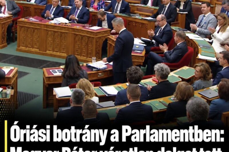 Óriási botrány a Parlamentben: Magyar Péter váratlan dolgot tett, az ellenzék összeomlott! – MindenegybenBlog – Magyarország Kincsei
