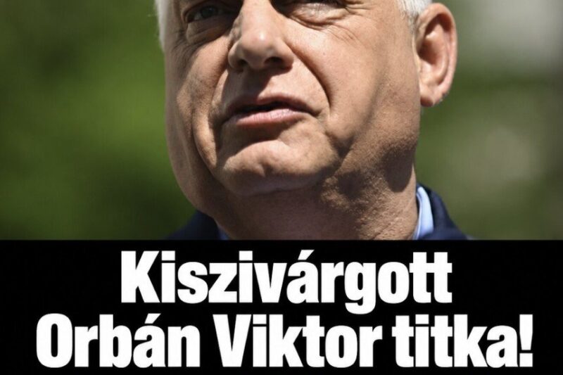 Kiszivárgott Orbán Viktor titka!igaznak bizonyult, amit sokan sejtettek! – MindenegybenBlog – Magyarország Kincsei