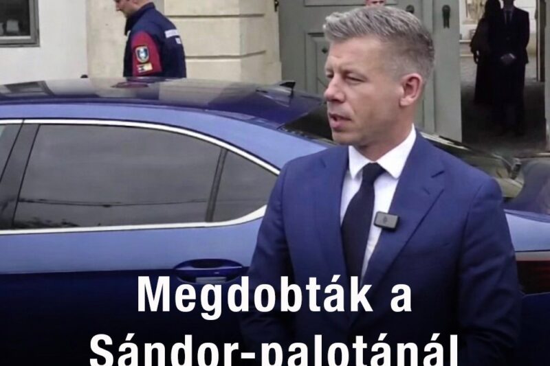 Megdobták a Sándor-palotából távozó Magyar Pétert, így reagált rá – videón az eset – Magyarország Kincsei